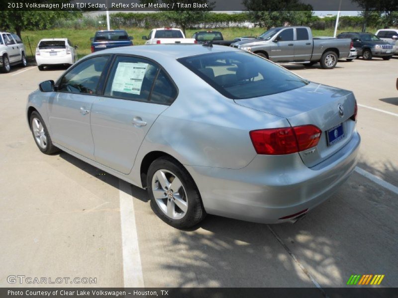Reflex Silver Metallic / Titan Black 2013 Volkswagen Jetta TDI Sedan
