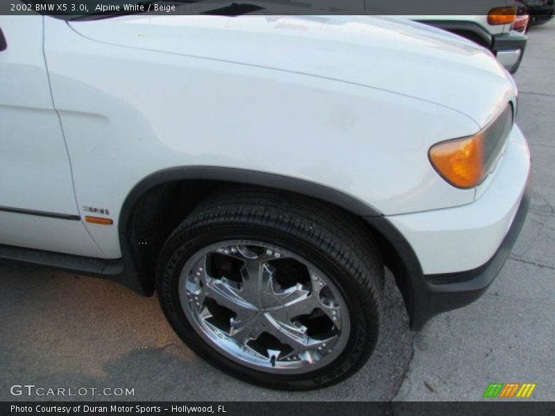 Alpine White / Beige 2002 BMW X5 3.0i