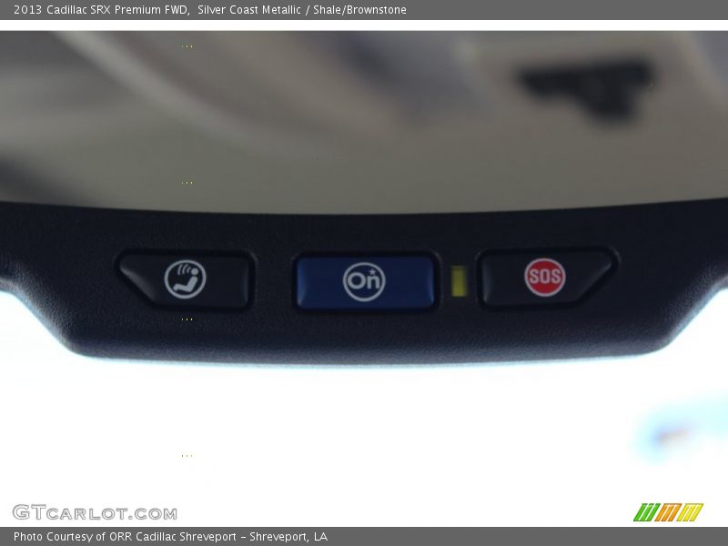 Silver Coast Metallic / Shale/Brownstone 2013 Cadillac SRX Premium FWD