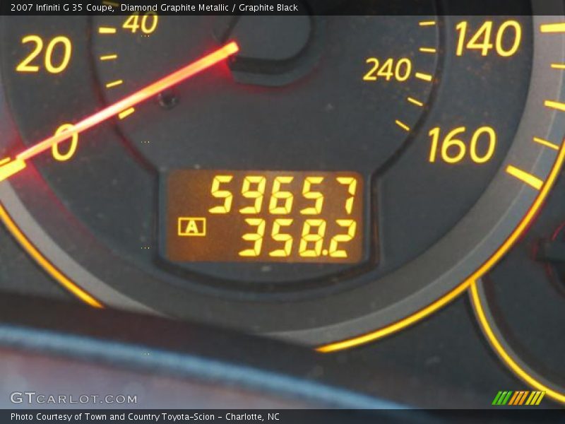 Diamond Graphite Metallic / Graphite Black 2007 Infiniti G 35 Coupe