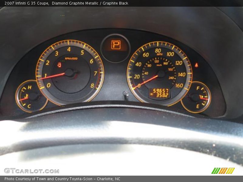 Diamond Graphite Metallic / Graphite Black 2007 Infiniti G 35 Coupe