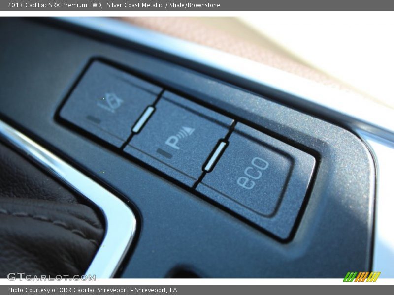 Silver Coast Metallic / Shale/Brownstone 2013 Cadillac SRX Premium FWD
