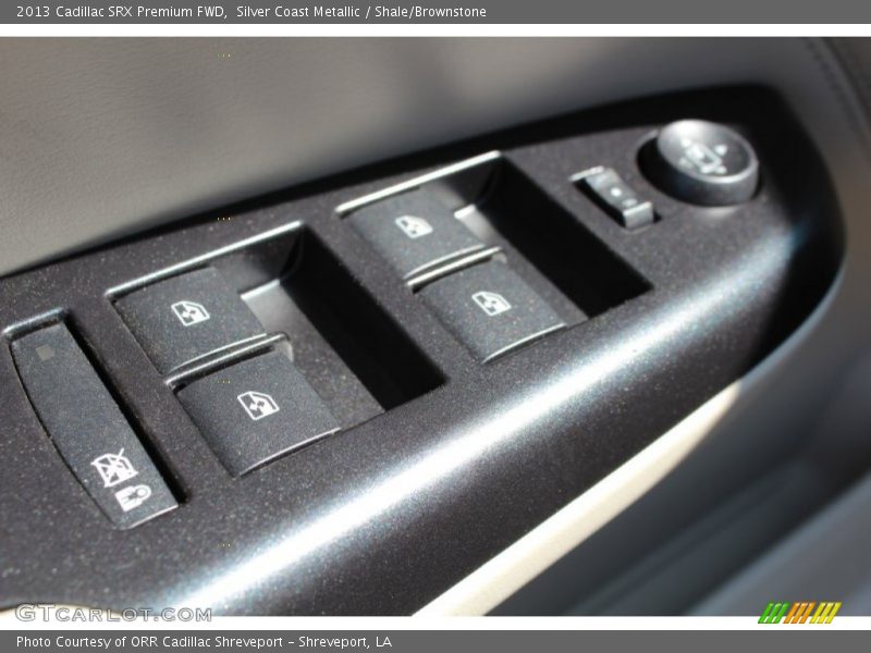 Silver Coast Metallic / Shale/Brownstone 2013 Cadillac SRX Premium FWD