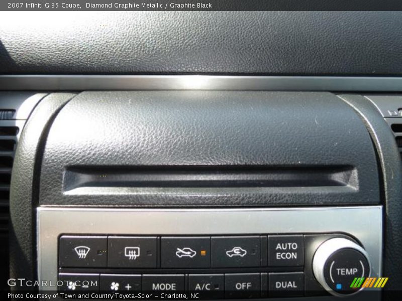Diamond Graphite Metallic / Graphite Black 2007 Infiniti G 35 Coupe