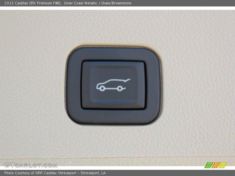 Silver Coast Metallic / Shale/Brownstone 2013 Cadillac SRX Premium FWD