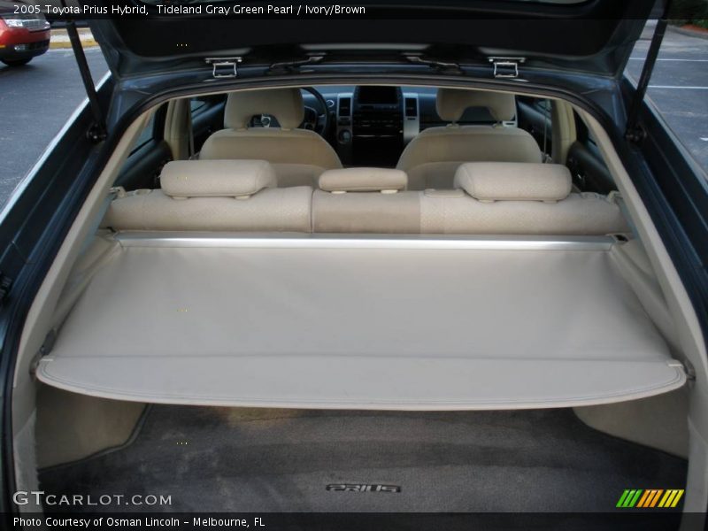 Tideland Gray Green Pearl / Ivory/Brown 2005 Toyota Prius Hybrid