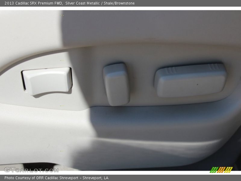 Silver Coast Metallic / Shale/Brownstone 2013 Cadillac SRX Premium FWD
