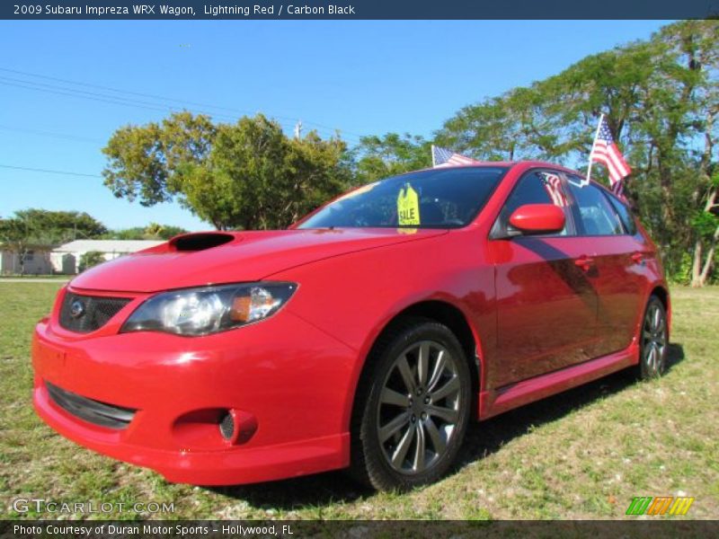 Front 3/4 View of 2009 Impreza WRX Wagon