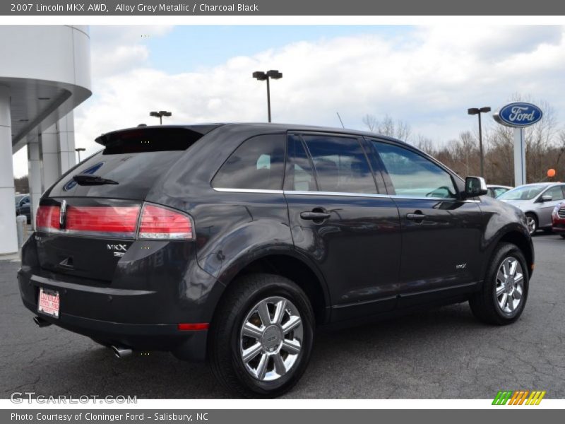 Alloy Grey Metallic / Charcoal Black 2007 Lincoln MKX AWD