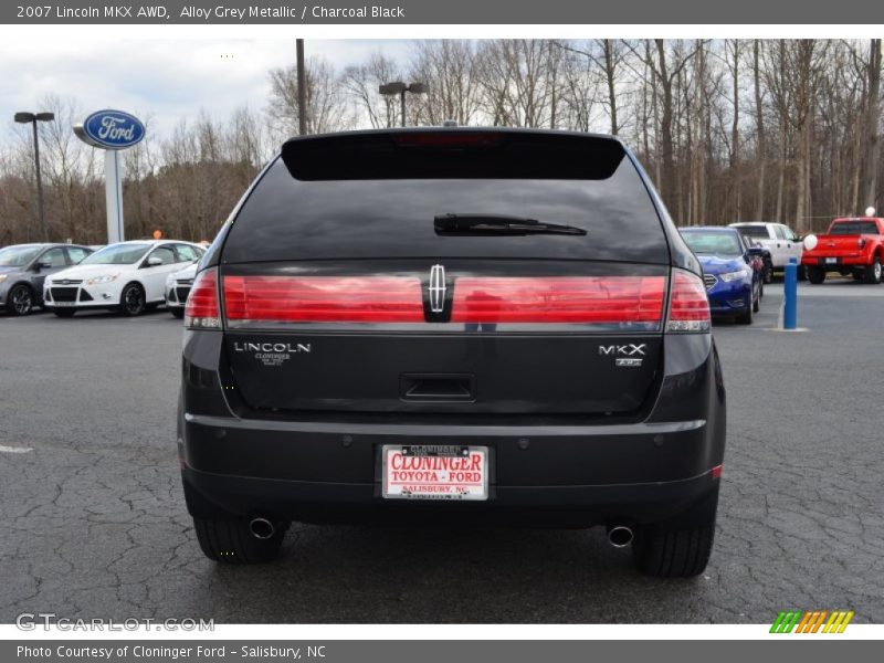 Alloy Grey Metallic / Charcoal Black 2007 Lincoln MKX AWD