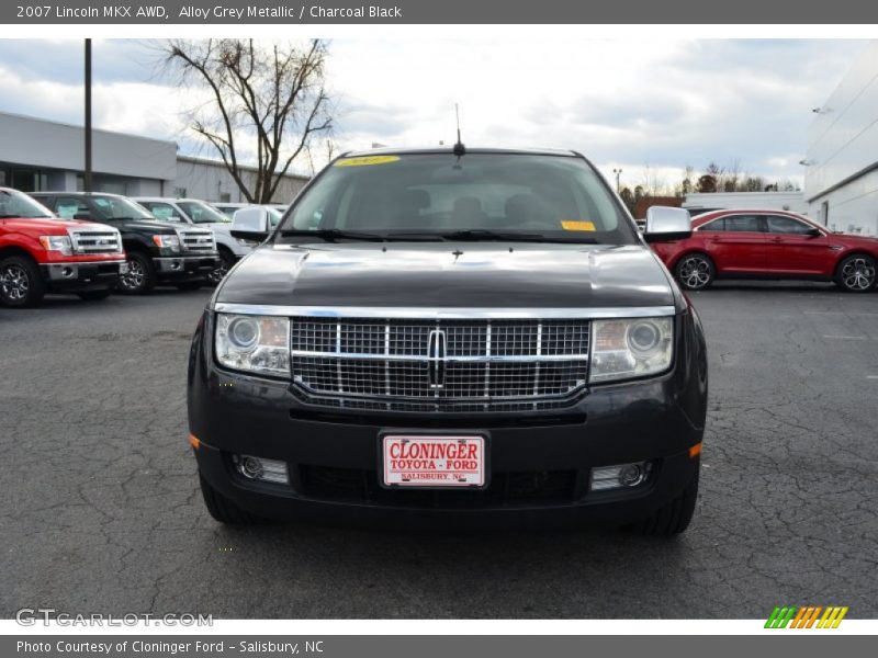 Alloy Grey Metallic / Charcoal Black 2007 Lincoln MKX AWD