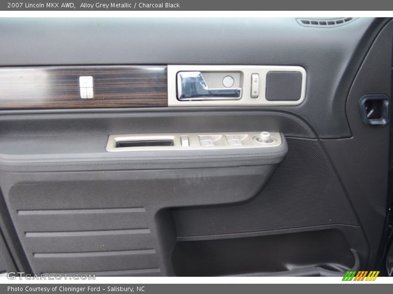 Alloy Grey Metallic / Charcoal Black 2007 Lincoln MKX AWD