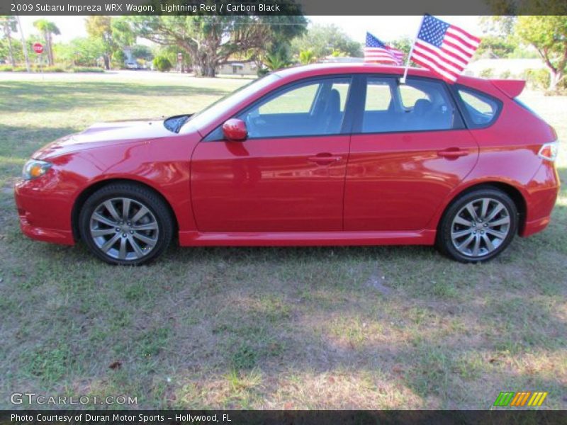  2009 Impreza WRX Wagon Lightning Red