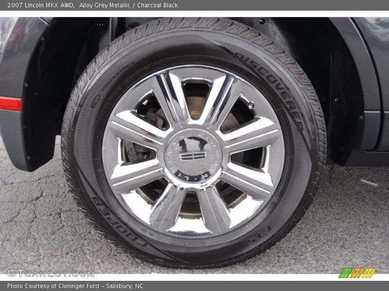 Alloy Grey Metallic / Charcoal Black 2007 Lincoln MKX AWD