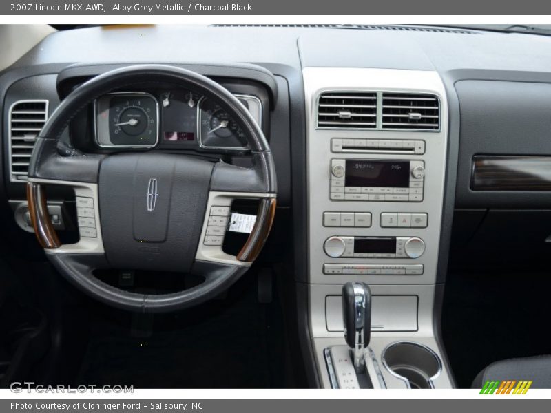 Alloy Grey Metallic / Charcoal Black 2007 Lincoln MKX AWD