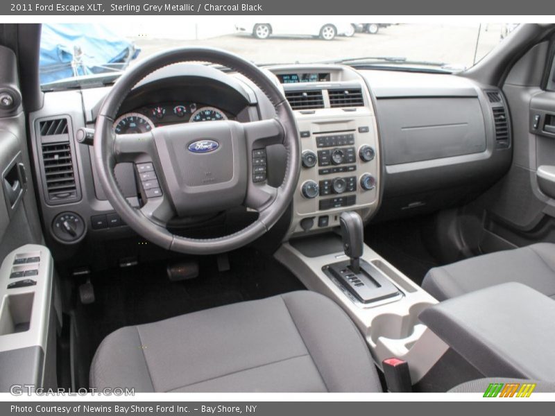 Sterling Grey Metallic / Charcoal Black 2011 Ford Escape XLT