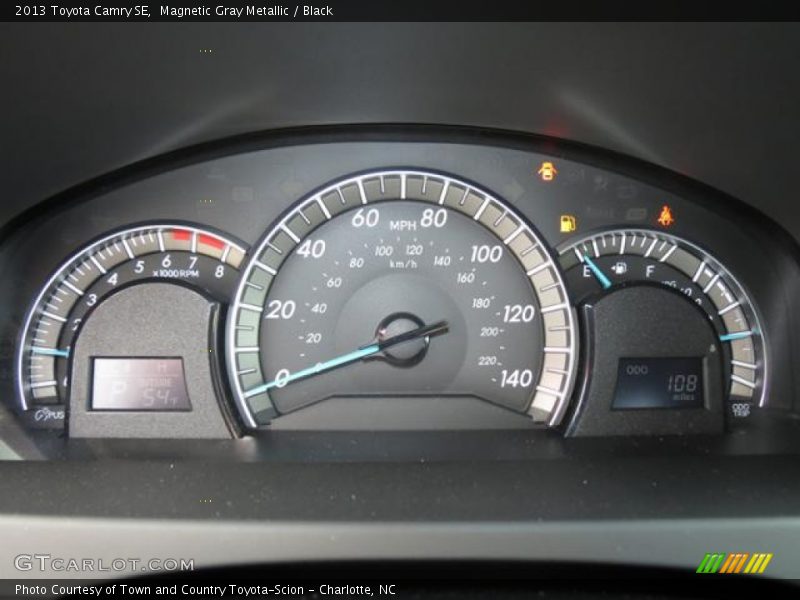 Magnetic Gray Metallic / Black 2013 Toyota Camry SE
