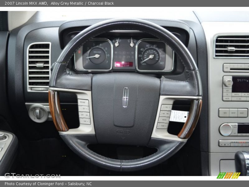 Alloy Grey Metallic / Charcoal Black 2007 Lincoln MKX AWD