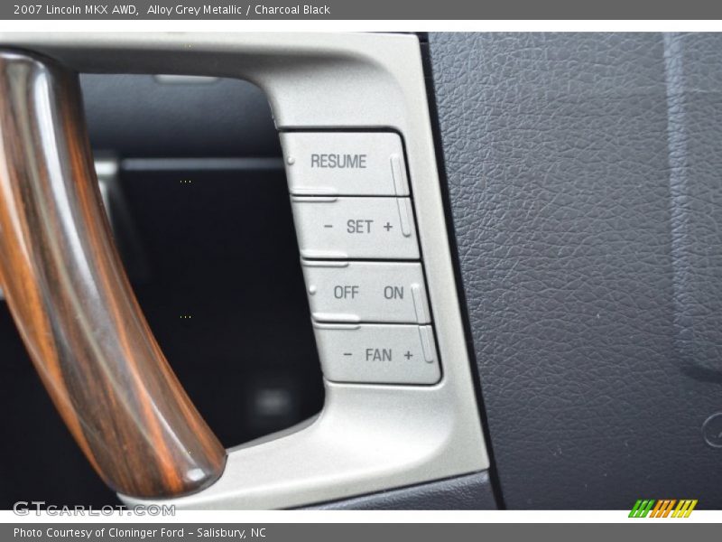 Alloy Grey Metallic / Charcoal Black 2007 Lincoln MKX AWD