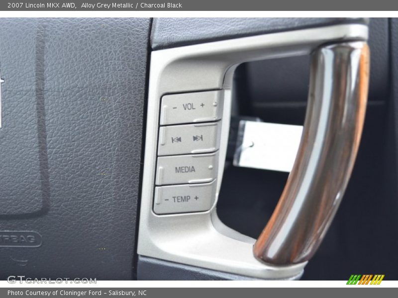 Alloy Grey Metallic / Charcoal Black 2007 Lincoln MKX AWD