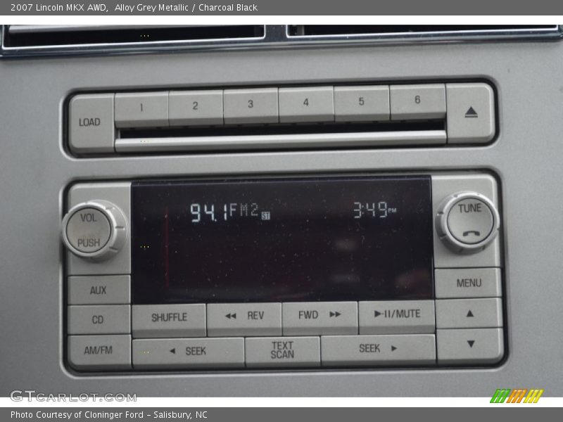Alloy Grey Metallic / Charcoal Black 2007 Lincoln MKX AWD