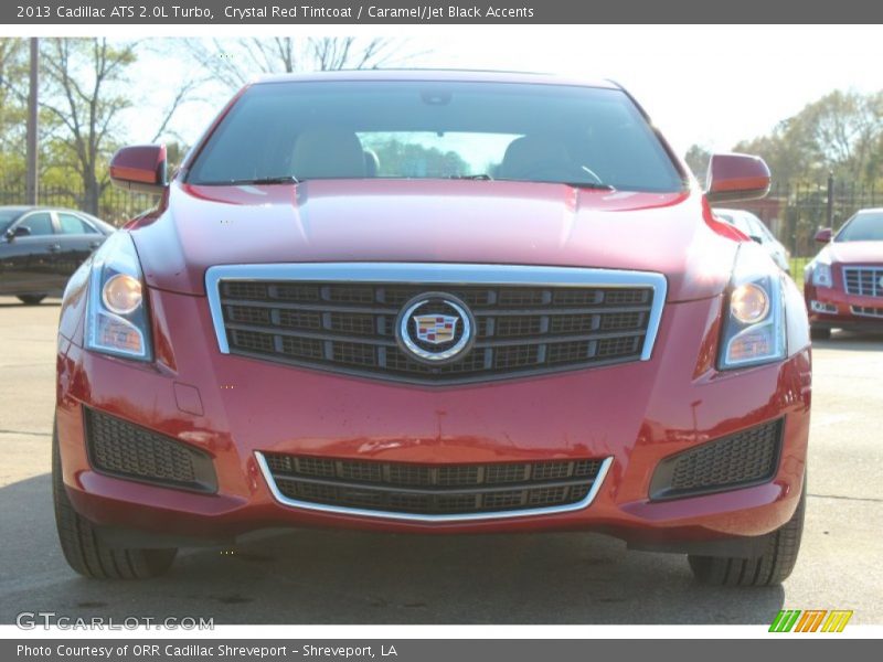 Crystal Red Tintcoat / Caramel/Jet Black Accents 2013 Cadillac ATS 2.0L Turbo