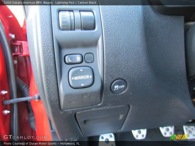 Lightning Red / Carbon Black 2009 Subaru Impreza WRX Wagon