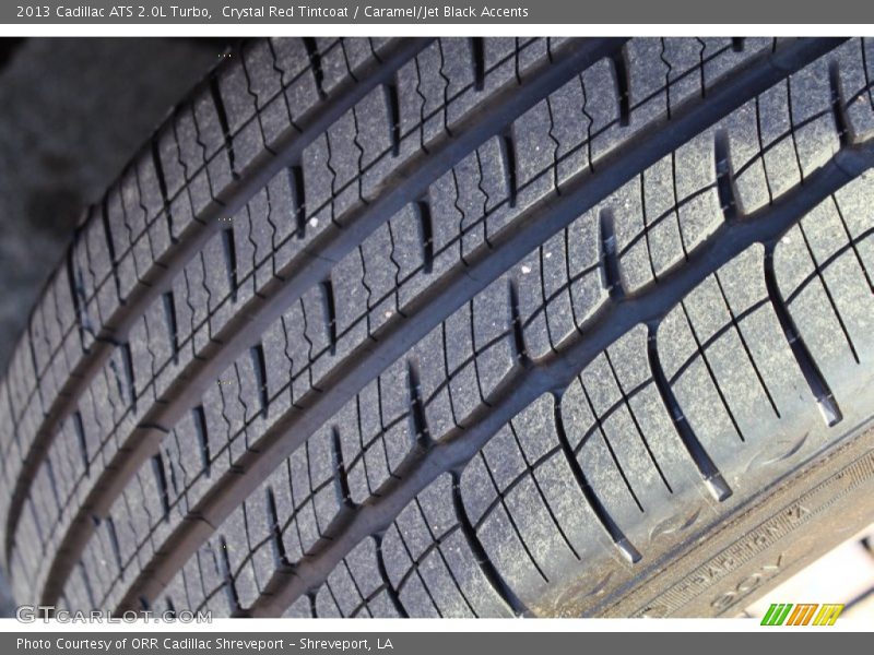 Crystal Red Tintcoat / Caramel/Jet Black Accents 2013 Cadillac ATS 2.0L Turbo
