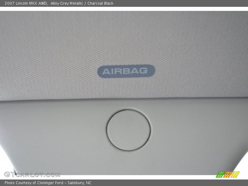 Alloy Grey Metallic / Charcoal Black 2007 Lincoln MKX AWD