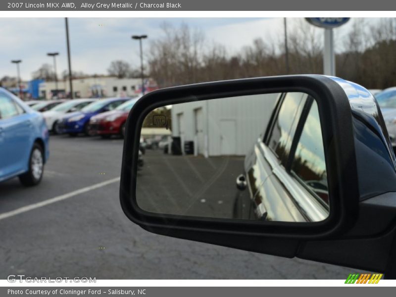 Alloy Grey Metallic / Charcoal Black 2007 Lincoln MKX AWD