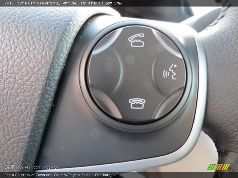 Attitude Black Metallic / Light Gray 2013 Toyota Camry Hybrid XLE