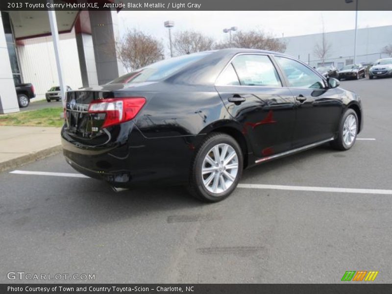 Attitude Black Metallic / Light Gray 2013 Toyota Camry Hybrid XLE