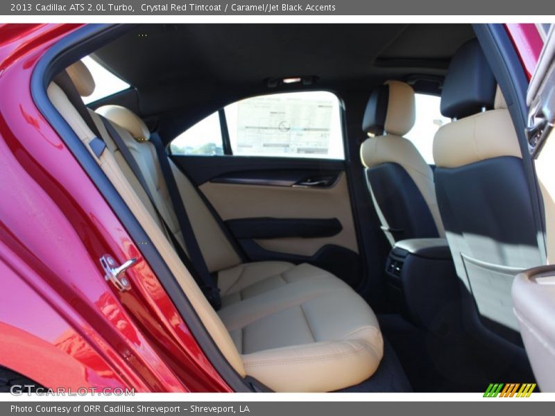 Crystal Red Tintcoat / Caramel/Jet Black Accents 2013 Cadillac ATS 2.0L Turbo