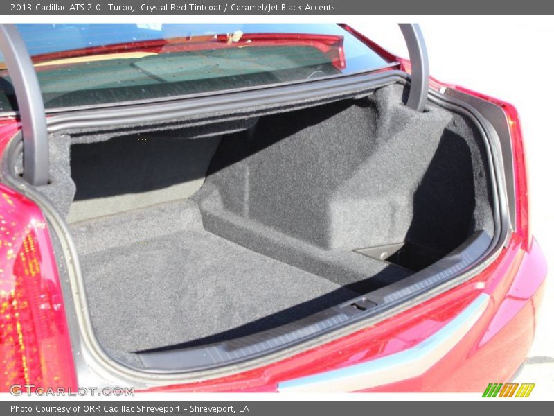 Crystal Red Tintcoat / Caramel/Jet Black Accents 2013 Cadillac ATS 2.0L Turbo