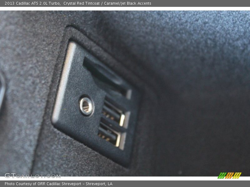 Crystal Red Tintcoat / Caramel/Jet Black Accents 2013 Cadillac ATS 2.0L Turbo