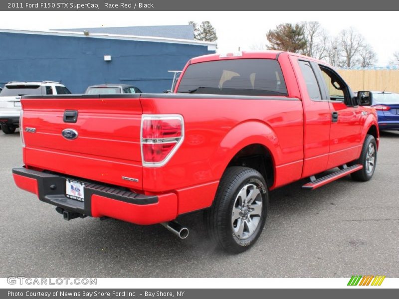Race Red / Black 2011 Ford F150 STX SuperCab