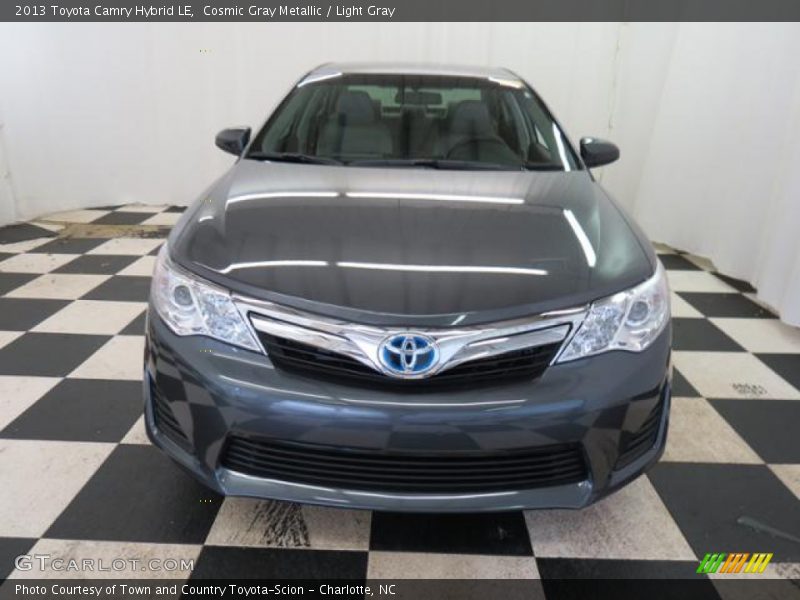 Cosmic Gray Metallic / Light Gray 2013 Toyota Camry Hybrid LE