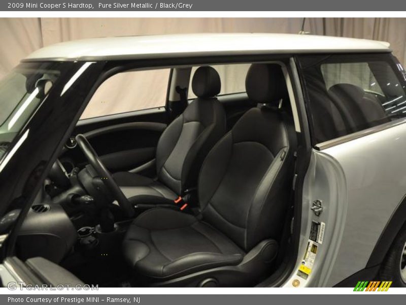 Pure Silver Metallic / Black/Grey 2009 Mini Cooper S Hardtop