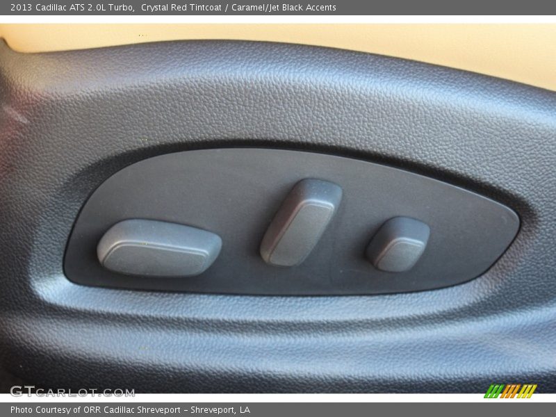 Crystal Red Tintcoat / Caramel/Jet Black Accents 2013 Cadillac ATS 2.0L Turbo