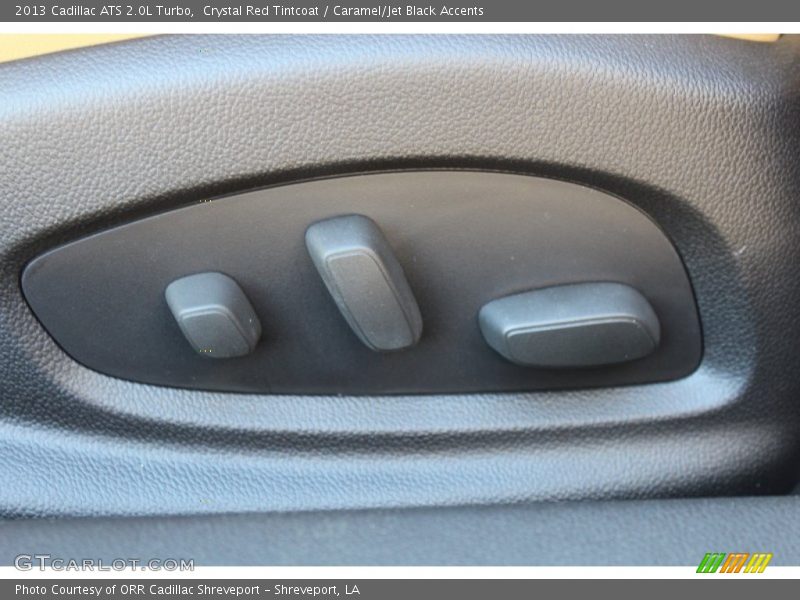 Crystal Red Tintcoat / Caramel/Jet Black Accents 2013 Cadillac ATS 2.0L Turbo