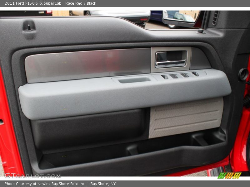 Race Red / Black 2011 Ford F150 STX SuperCab