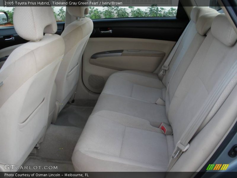 Tideland Gray Green Pearl / Ivory/Brown 2005 Toyota Prius Hybrid