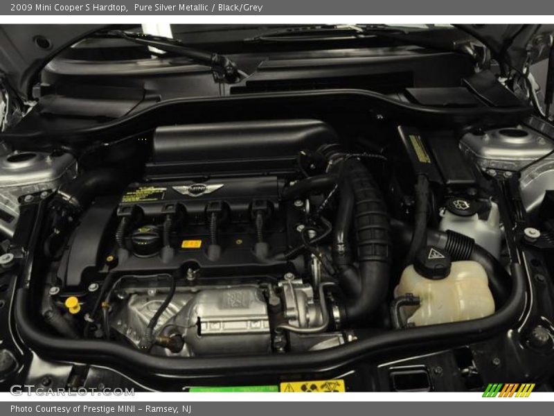 Pure Silver Metallic / Black/Grey 2009 Mini Cooper S Hardtop