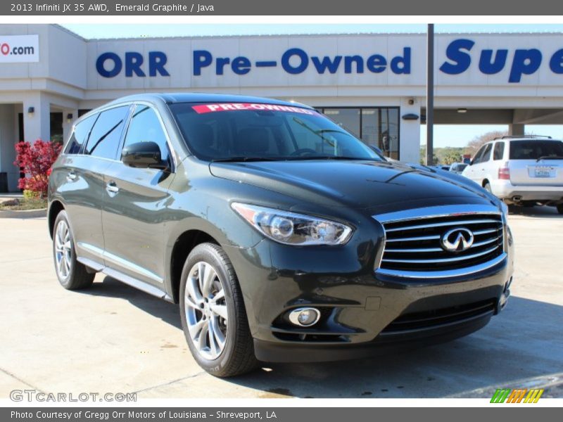 Emerald Graphite / Java 2013 Infiniti JX 35 AWD