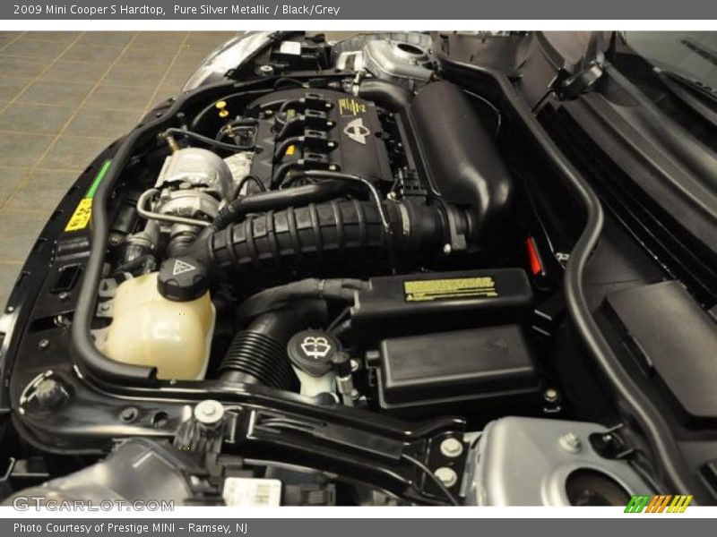 Pure Silver Metallic / Black/Grey 2009 Mini Cooper S Hardtop