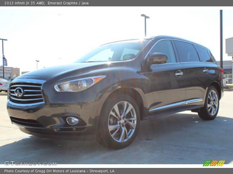 Emerald Graphite / Java 2013 Infiniti JX 35 AWD