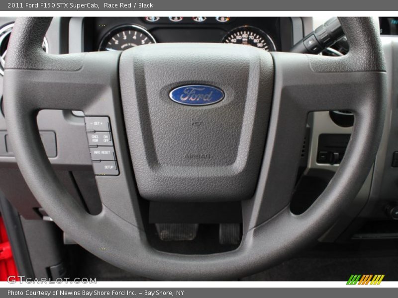 Race Red / Black 2011 Ford F150 STX SuperCab