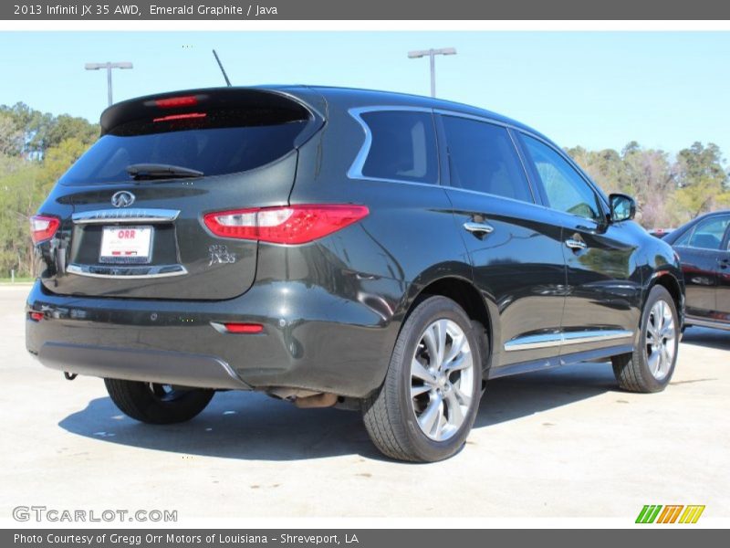 Emerald Graphite / Java 2013 Infiniti JX 35 AWD