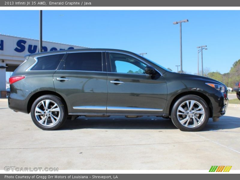 Emerald Graphite / Java 2013 Infiniti JX 35 AWD