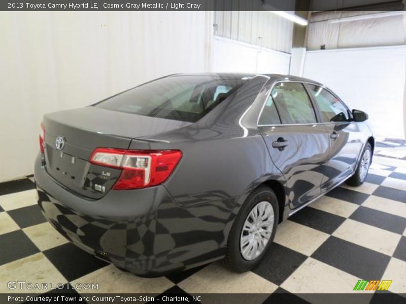 Cosmic Gray Metallic / Light Gray 2013 Toyota Camry Hybrid LE